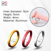 Kaamastra Aluminum Ring Dimensions β 5cm Inner Diameter, 5mm Height β Ultra-Lightweight
